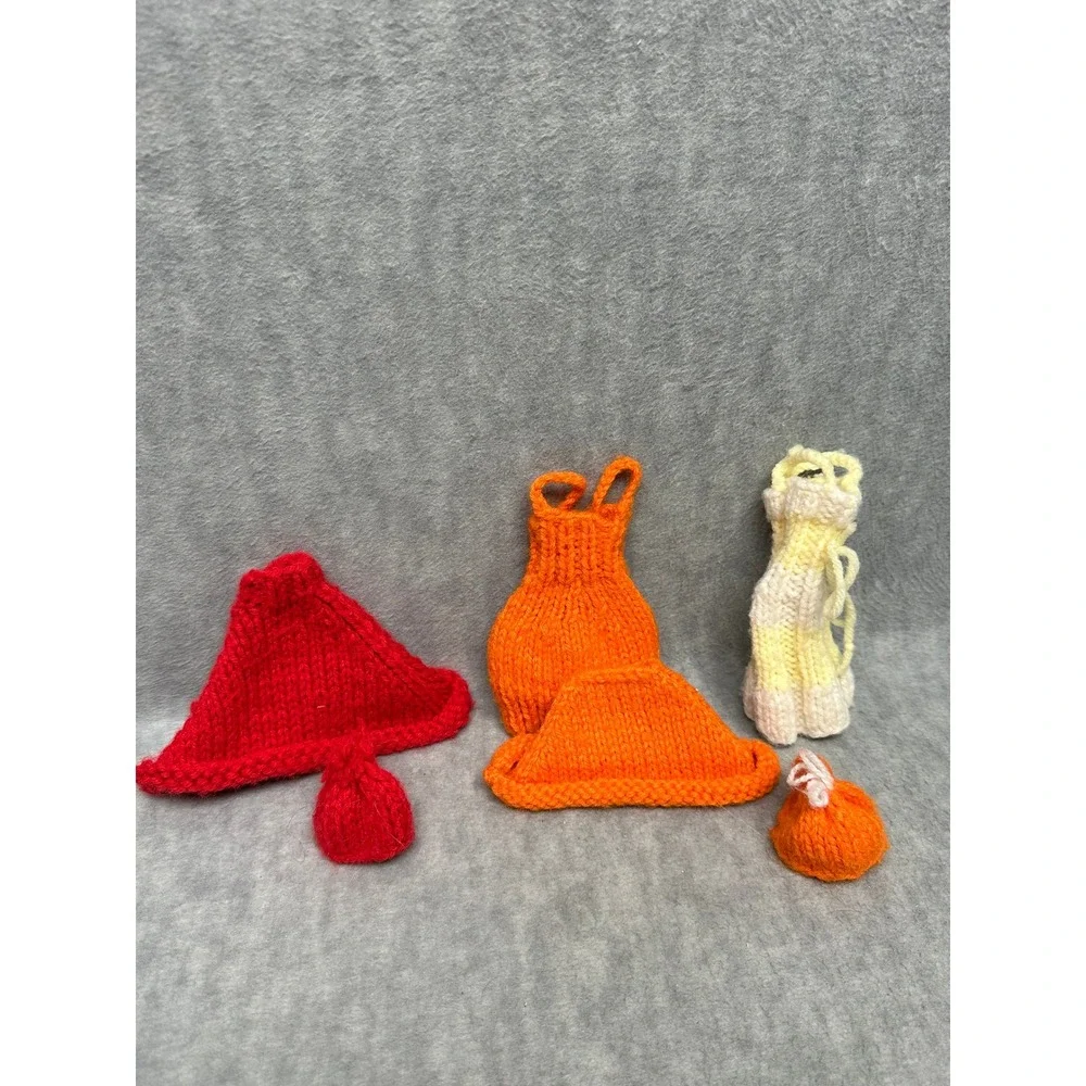 Handmade knit barbie